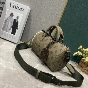 LOUIS VUITTON KEEPALL BANDOULIÈRE DARK GREEN 25CM