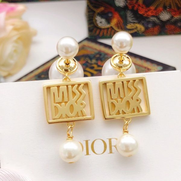 DIOR MISS DIOR EARRINGS GOLD E3559WOMRS D301