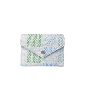 LOUIS VUITTON VICTORINE WALLET IN DAMIER CANVAS GREEN 12CM N40750