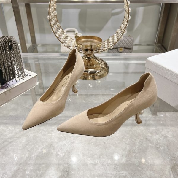 DIOR TRIBALES PUMP SUEDE CALFSKIN BEIGE