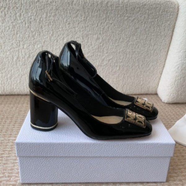 DIOR MISS DIOR PUMP PATENT CALFSKIN BLACK KDV266VNI S900