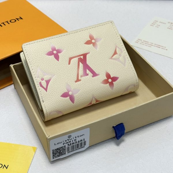 LOUIS VUITTON WALLET CLÉA MONOGRAM EMPREINTE BEGIE 11CM M83481