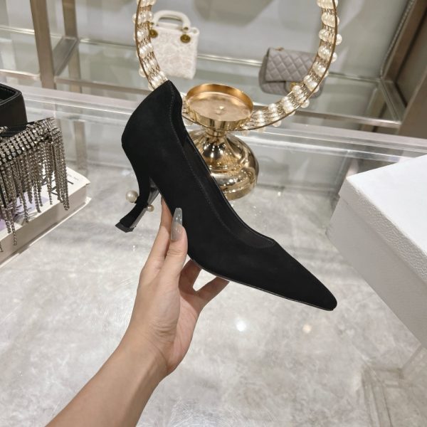 DIOR TRIBALES PUMP SUEDE CALFSKIN BLACK