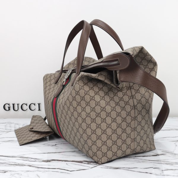 GUCCI JACKIE 1961 SHOULDER BAG BEIGE EBONY 45CM