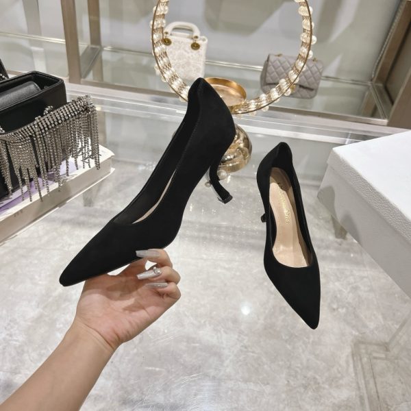 DIOR TRIBALES PUMP SUEDE CALFSKIN BLACK