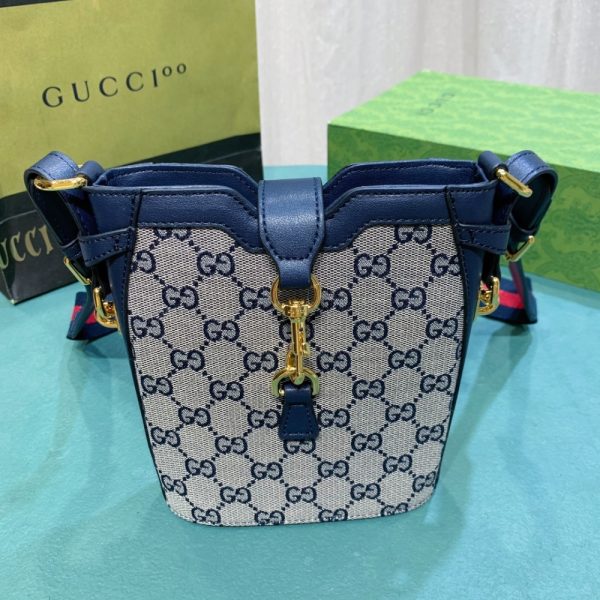 GUCCI ORIGINAL GG SMALL BUCKET SHOULDER BAG ‎19CM