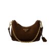 PRADA RE EDITION SUEDE MINI BAG COCOA BROWN 22CM 1BC204 2C4S F0324 V QOO