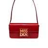 DIOR MISS DIOR FLAP BAG PATENT CALFSKIN RED 22CM