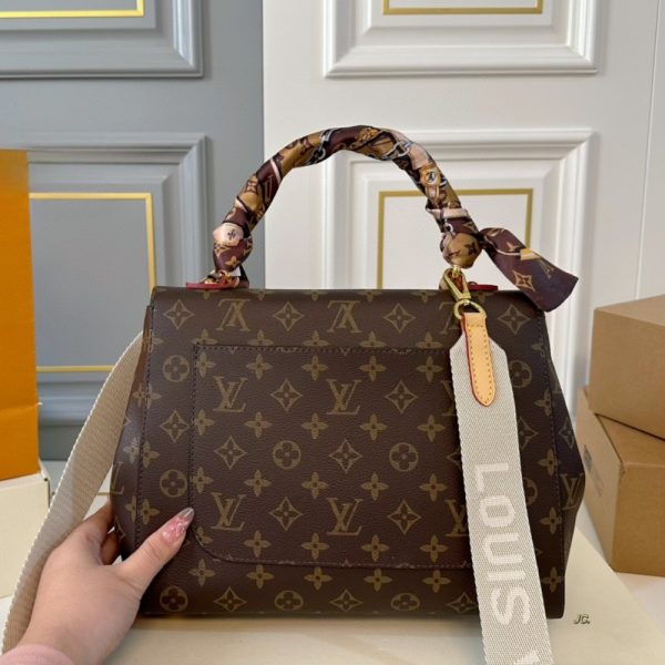 LOUIS VUITTON CLUNY BAG VIVIENNE RABBIT MONOGRAM BROWN 29CM