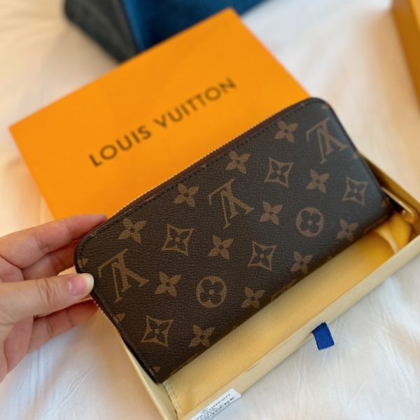 LOUIS VUITTON ZIPPY WALLET VIVIENNE MONOGRAM BROWN 20CM