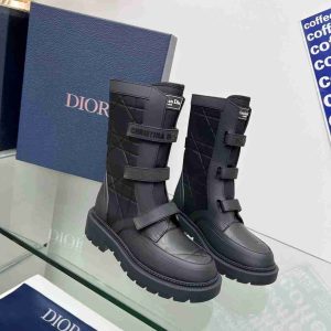 DIOR DIO(R)EVOLUTION ANKLE BOOTS RUBBER MACCROCANNAGE BLACK