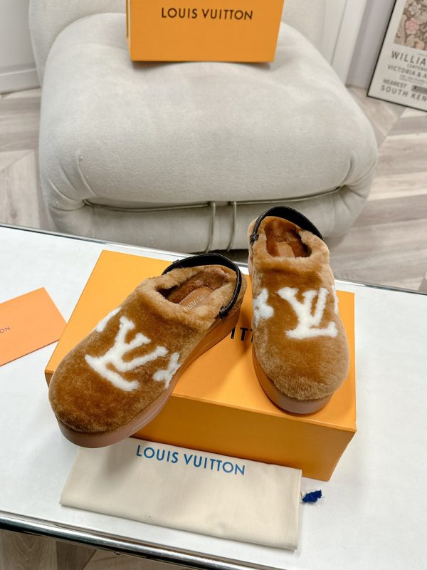 LOUIS VUITTON ASPEN COMFORT CLOG CAMEL BROWN 1ADC2B