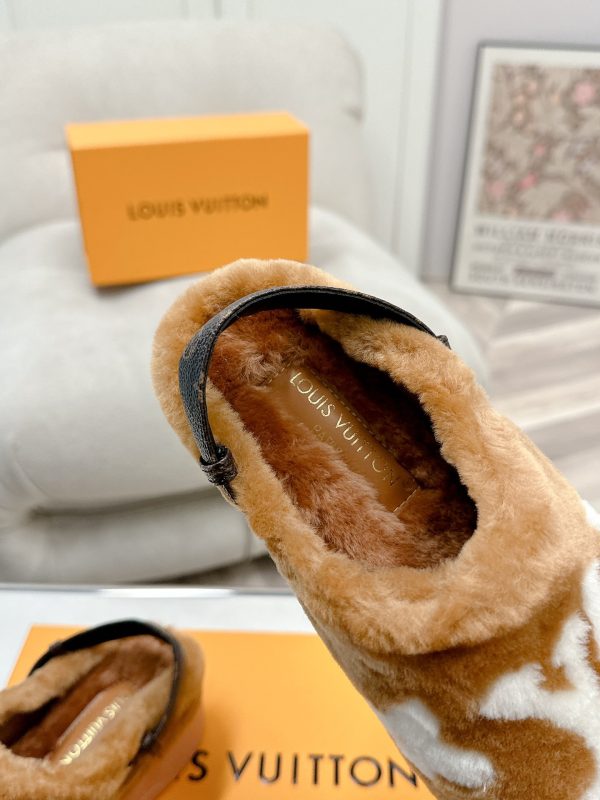 LOUIS VUITTON ASPEN COMFORT CLOG CAMEL BROWN 1ADC2B