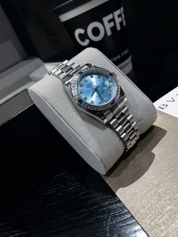 ROLEX DATEJUST WHITE GOLD ICE BLUE DIAMOND 31MM