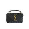 SAINT LAURENT COLLEGE MINI CHAIN BAG BLACK 18CM 779430DZH071000