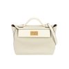 HERMÈS KELLY 24/24 GOLD HARDWARE EVERCOLOR BLANC 21CM