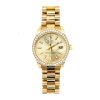 ROLEX LADY DATEJUST YELLOW DIAL GOLD 28MM