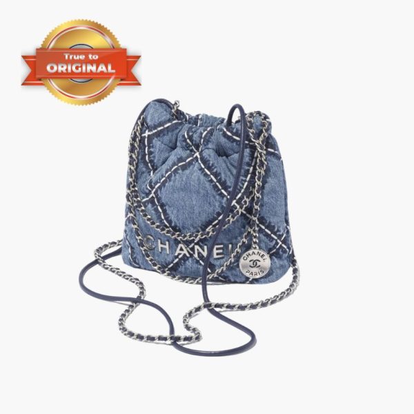 [Supper Vip] Chanel 22 Mini Bag Blue For Women AS3980 B15833 NW287 – 7.8 Inches/20 Cm