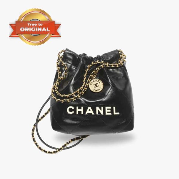 [Supper Vip] Chanel 22 Mini Bag Black For Women AS3980 B09859 94305 – 7.8 Inches/20 Cm