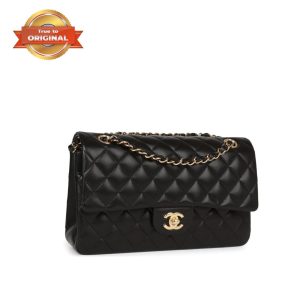 [Supper Vip] Chanel Classic Flap Bag Black For Women 10.2in/26cm