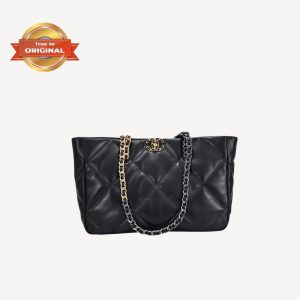 [Supper Vip] Chanel Shopping Chanel Bag 19 Black For Women 16in/41cm