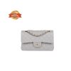 [Supper Vip] Chanel Small Classic Double Flap Grey For Women 9in/23cm