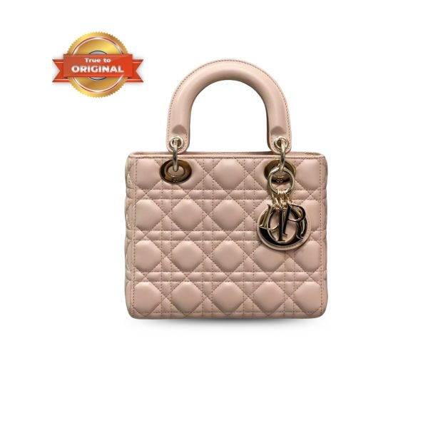 [Supper Vip] Christian Dior Small Lady Dior Bag Pink For Women 8in/20cm