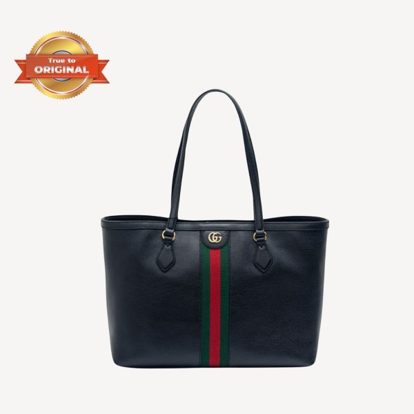 [Supper Vip] Gucci Ophidia Medium Tote Black For Women 15in/38cm GG 631685 CWG1A 1060