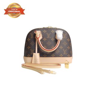 [Supper Vip] Louis Vuitton Alma BB Monogram Canvas Beige For Women 9.2in/23.5cm LV M53152