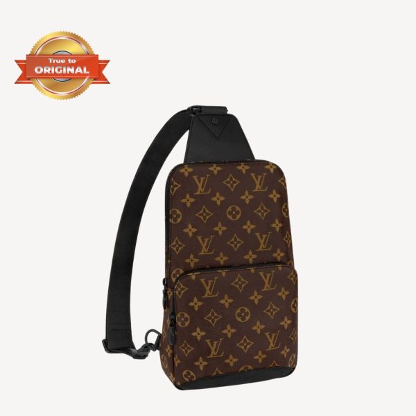 [Supper Vip] Louis Vuitton Avenue Sling Bag Brown For Men 12.2in/31cm