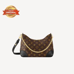 [Supper Vip] Louis Vuitton Boulogne Monogram Canvas Brown For Women 11.4in/29cm LV M45831