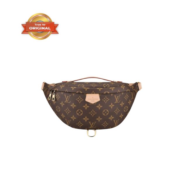 [Supper Vip] Louis Vuitton Bumbag Monogram Canvas Brown For Women 14.5in/37cm M43644