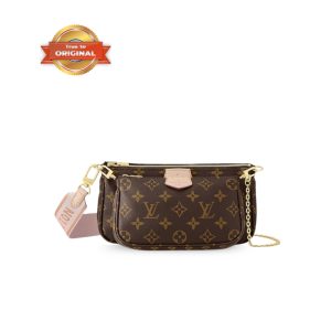 [Supper Vip] Louis Vuitton Multi Pochette Accessoires Monogram Canvas Brown For Women 9.4in/24cm LV M44840