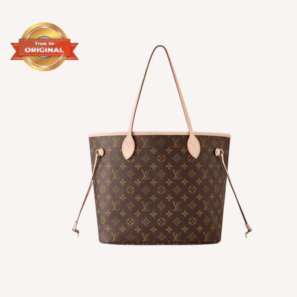 [Supper Vip] Louis Vuitton Neverfull MM Tote Bag Monogram Canvas Brown For Women 12.6in/32cm LV M40995