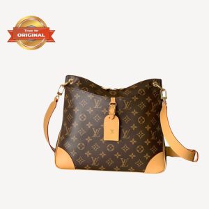 [Supper Vip] Louis Vuitton Odeon MM Monogram Canvas Brown For Women 12.2in/31cm LV M45355