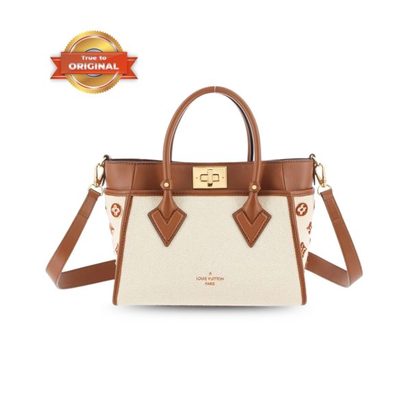 [Supper Vip] Louis Vuitton On My Side PM Bag Monogram Flower For Women 25cm/9.8 Inches Caramel Brown LV M59905