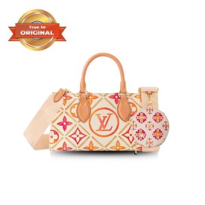 [Supper Vip] Louis Vuitton OnTheGo East West Bag Beige For Women 9.8in/25cm M25318