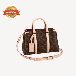 [Supper Vip] Louis Vuitton Soufflot BB Monogram Canvas Pink And Brown For Women M44815