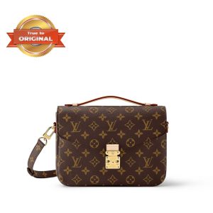 [Supper Vip] Louis Vuitton Pochette Metis Bag Brown For Women‎ 9.8in/25cm LV M44875