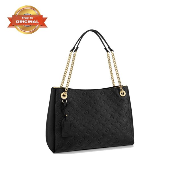 [Supper Vip] Louis Vuitton Surene MM Monogram Empreinte Black For Women 14.6in/37cm LV M43758