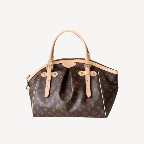 Louis Vuitton Tivoli PM Bag Monogram Canvas Brown 14.2in/36cm For Women LV M40143