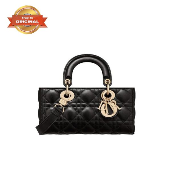 [Supper Vip] Christian Dior Small Lady D-Joy Bag Black For Women 9in/22cm