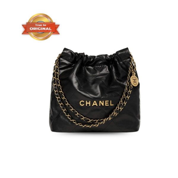 [Supper Vip] Chanel 22 Small Handbag Black For Women 37cm/14.4in AS3260 B08037 94305