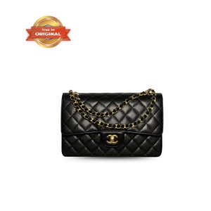 [Supper Vip] Chanel Large Classic Handbag Black For Women 30cm/11.7in A58600 Y01864 C3906