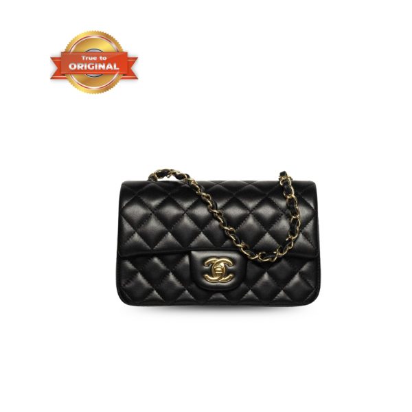 [Supper Vip] Chanel Mini Classic Handbag Black For Women 7.8in/20cm A69900 Y04059 94305