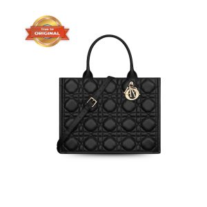 [Supper Vip] Christian Dior Medium Dior Book Tote Black For Women 36.5cm/14.4in M1324OWHP_M900