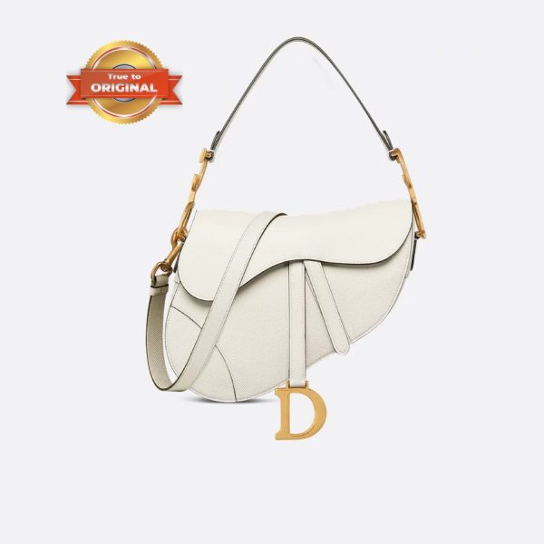 [Supper Vip] Christian Dior Saddle Bag With Strap Latte For Women 25.5cm/10in M0455CBAA_M030