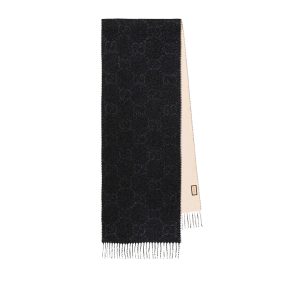 Gucci Interlocking Scarf Two Toned 195cm/77in For Women