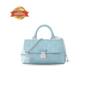 [Supper Vip] Louis Vuitton Nano Madeleine Azur Frost For Women 8.3in/21cm M12211