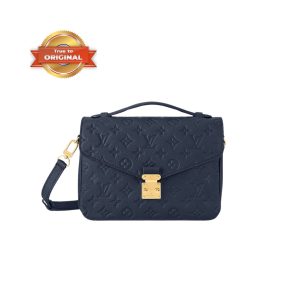 [Supper Vip] Louis Vuitton Pochette Métis Navy Blue For Women 25cm/9.8in – M47142